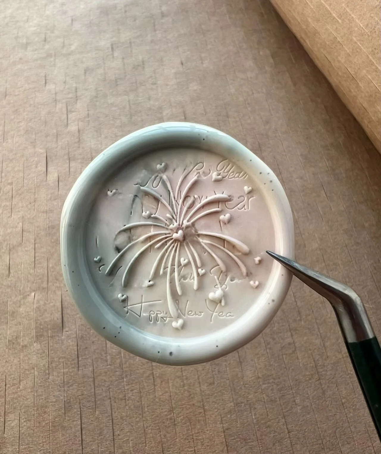 Handmade Luxury Pure Copper Fire Seal Stamp Vintage  Relief Head Aospheric Feeling Eonal Busin Supplies