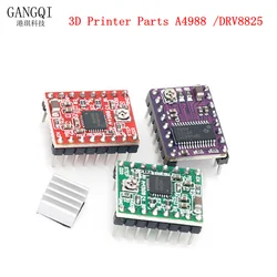 1PCS 3D Printer Parts StepStick A4988 DRV8825 Stepper Motor Driver With Heat sink Carrier Reprap RAMPS 1.4  for arduino