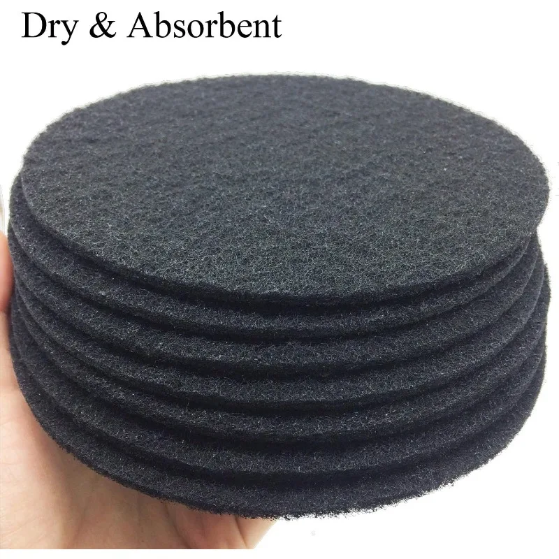 6.7inch Charcoal Filters for Kitchen Compost Bin Pail Replacement Filter Countertop Home Bucket Refill Sets, Round