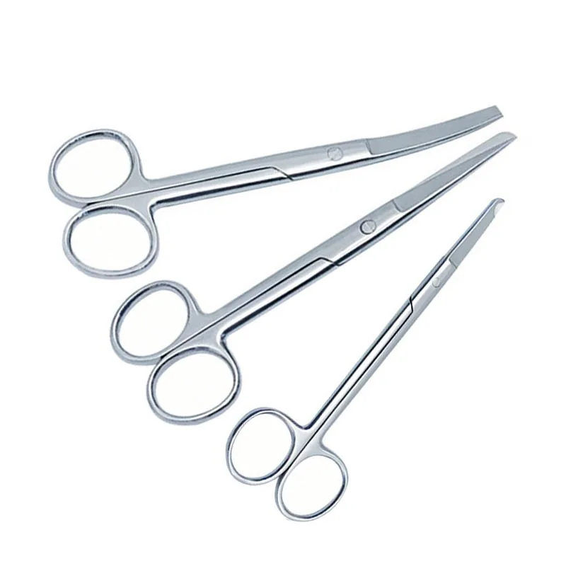 1pcs Remove Suture Scissors Medical Trimming Crescent Notch Scissors