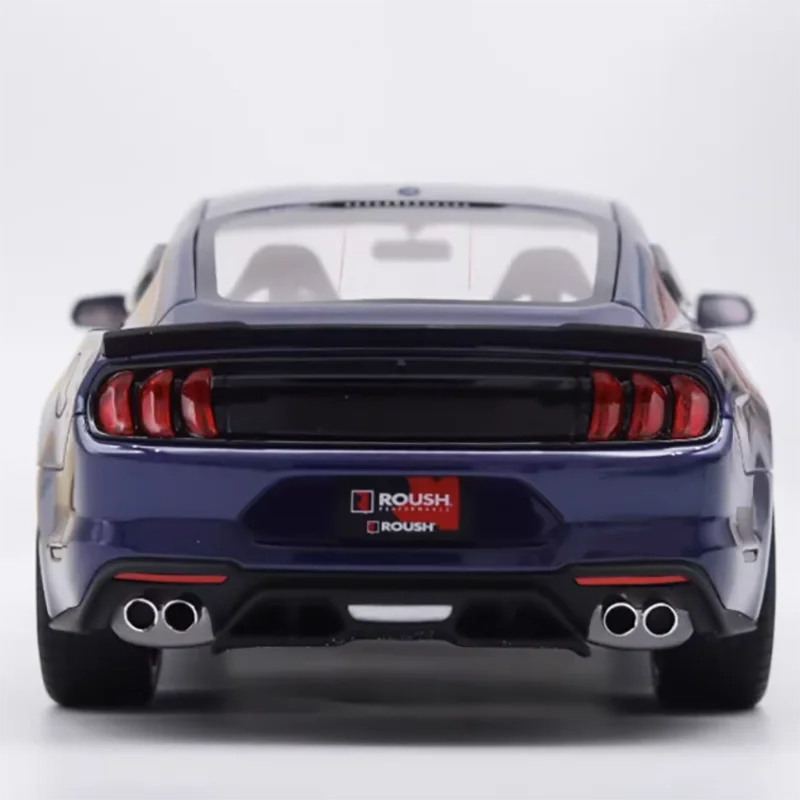 

Ограниченная серия Мужская модель машины Ford Mustang Roush Stage 1:18 модифицированная модель автомобиля украшение коллекционные предметы подарок