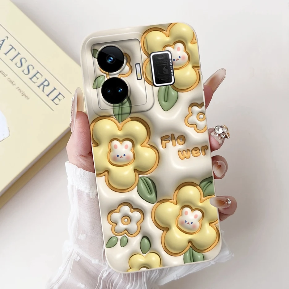 Realme GT Neo 5 Stylish Candy Painted Soft TPU Phone Case Cover