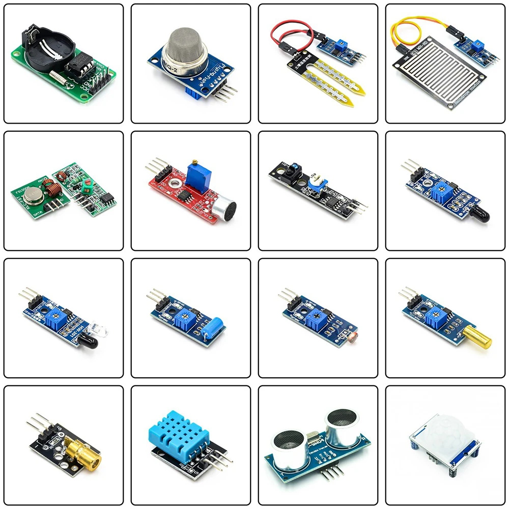For-Raspberry-Pi-2-3-Generation-B-16-sensor-kits-experimental-starter ...