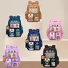 Cartoon Capybara Backpack Large Capacity Light-weight Schoolbag Alleviate Burden Water-Repellent Backpack for Students School 1
