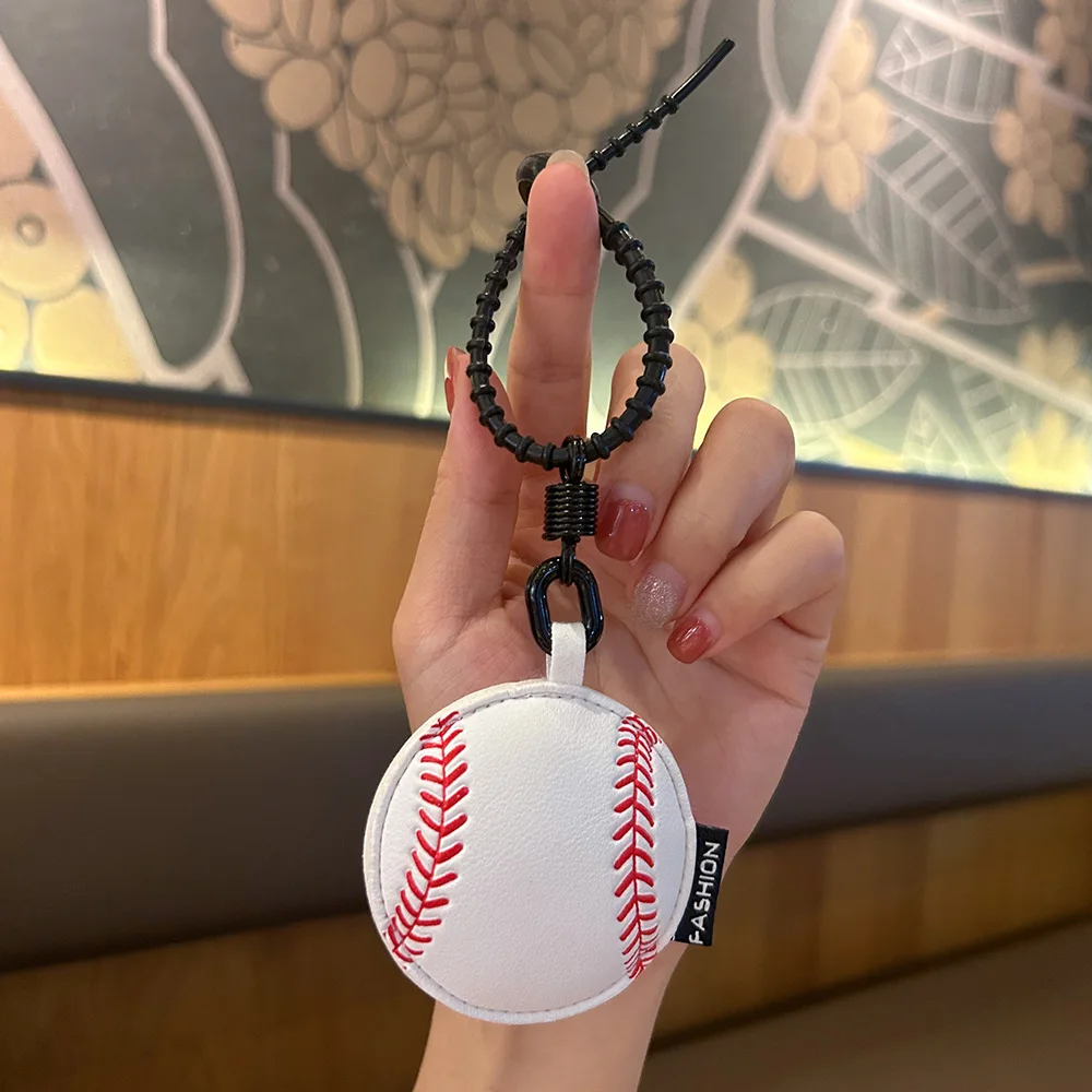 Leather Sports Keychain Pendant - Stylish Accessory