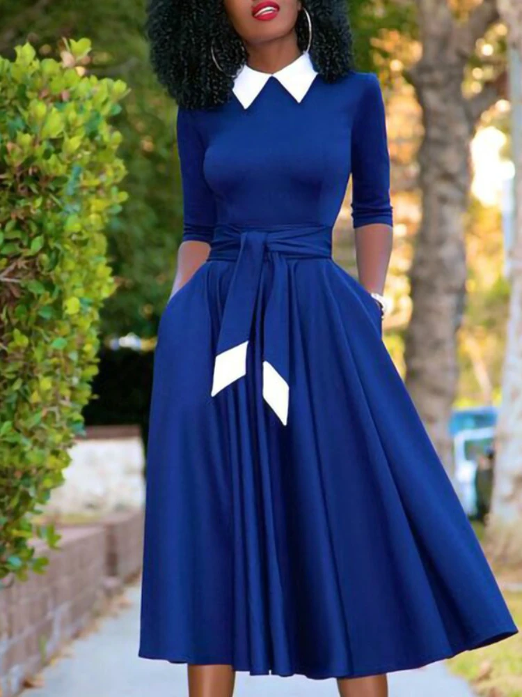 midi a line dresses for women