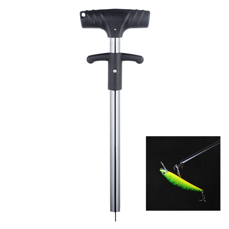 

Fishing Hook Remover 23.2cm/9.1in Aluminum Quickly Hook Disgorger 3 Colors Optional Suitable for Most of Fishing Hooks