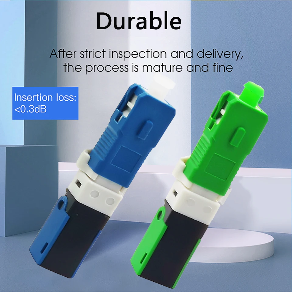 ESC250D FTTH SC UPC Optical fibe quick connector SC FTTH Fiber Optic Fast Connec