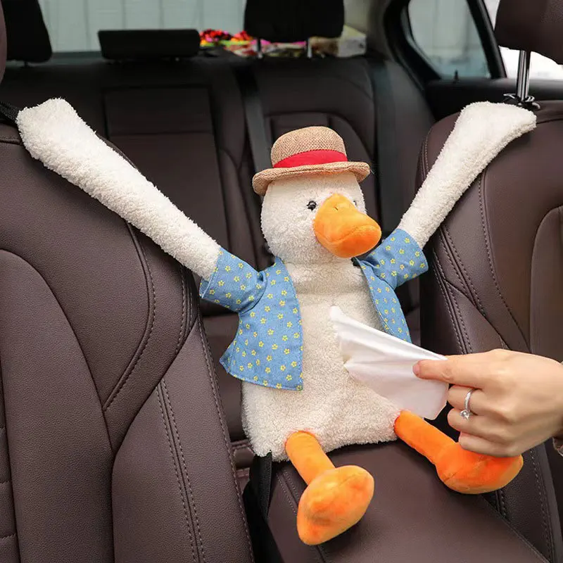 

Car tissue bag box pumping car seat back hanging armrest box creative cartoon cute net red car interior supplies