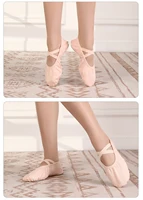 Girls Ballet Shoes For Woman Kids Ballet Slippers Women Ballet Flats Children Practise Dance Shoe Soft Sole Canvas Training Shoe
