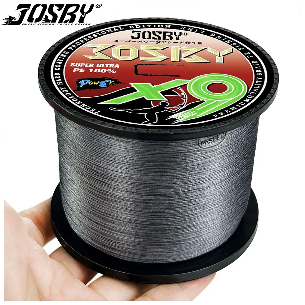 JOSBY 9 Strands Multifilament PE Braided Fishing Line 500M 300M 1000M 100M  Super Strong Japanese Sea Seawater Smooth Wire Pesca - AliExpress