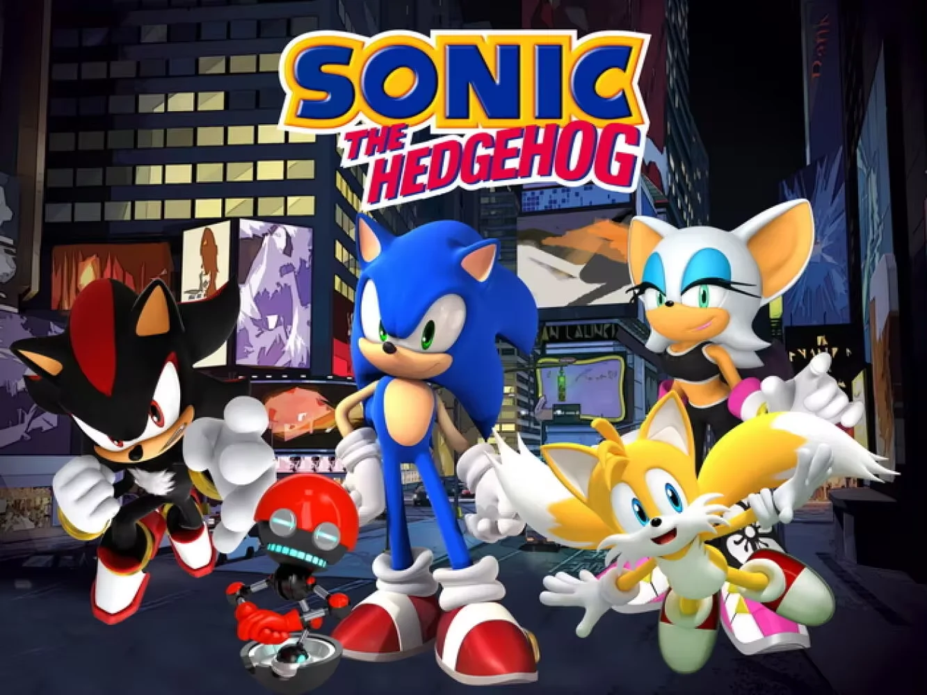 thumbnail image 1 of Fondo de decoración para fiesta de cumpleaños con temática de dibujos animados de Sonic azul, suministros para fotografía de recuerdos de fiesta de cumpleaños de bebé niño, 1 of 5