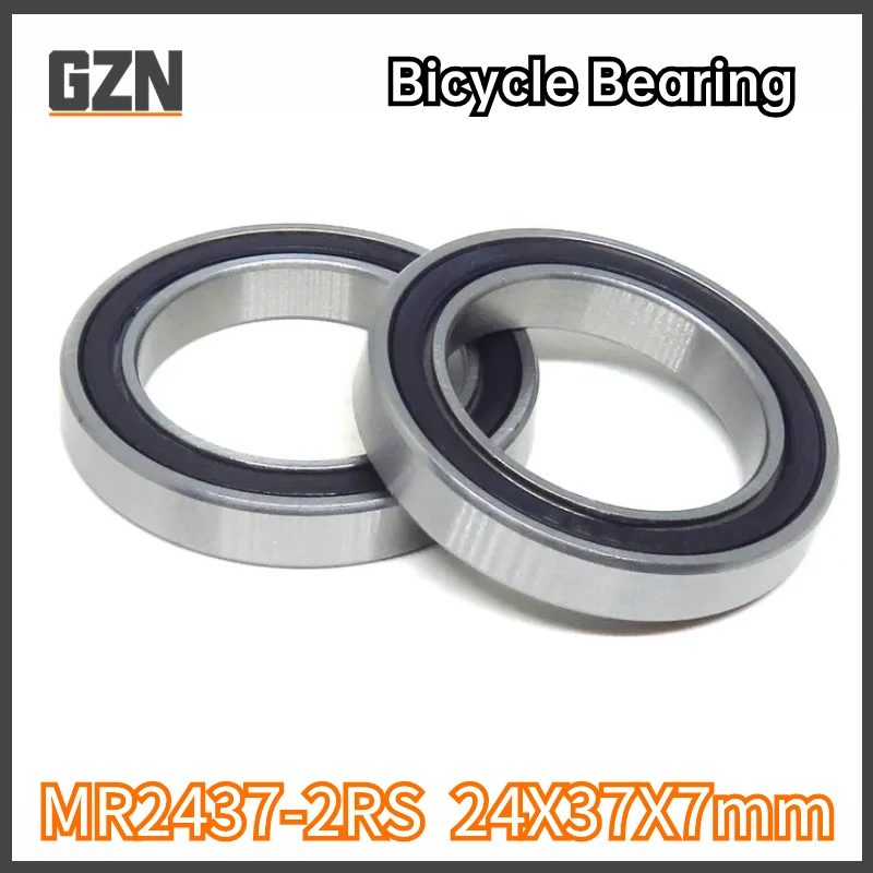 

2PCS MR2437-1RS 24X37X7 Bicycle Axle Bearing Non-standard Deep Groove Ball Bearings 24377-2RS01