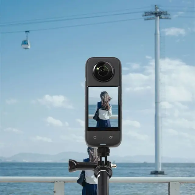 Adattatore Treppiede 1/4" Per Insta360 X4/X3/ONE X2 - 2 Pezzi In Alluminio - Foto 13