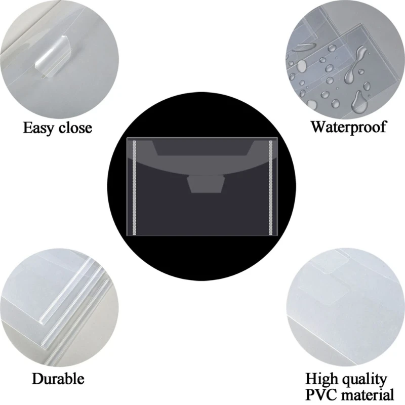 10Pcs Magnetic Sheets with Die Storage Pockets for Cutting Dies Stamp Storage,