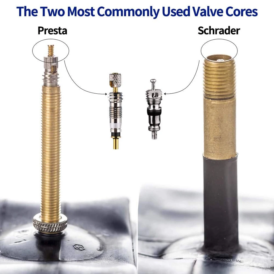 thumbnail image 2 of GXXMEI 22PCS Presta Valve Core Bike Replacement Brass Tubeless Core For Tubeless 2 of 14
