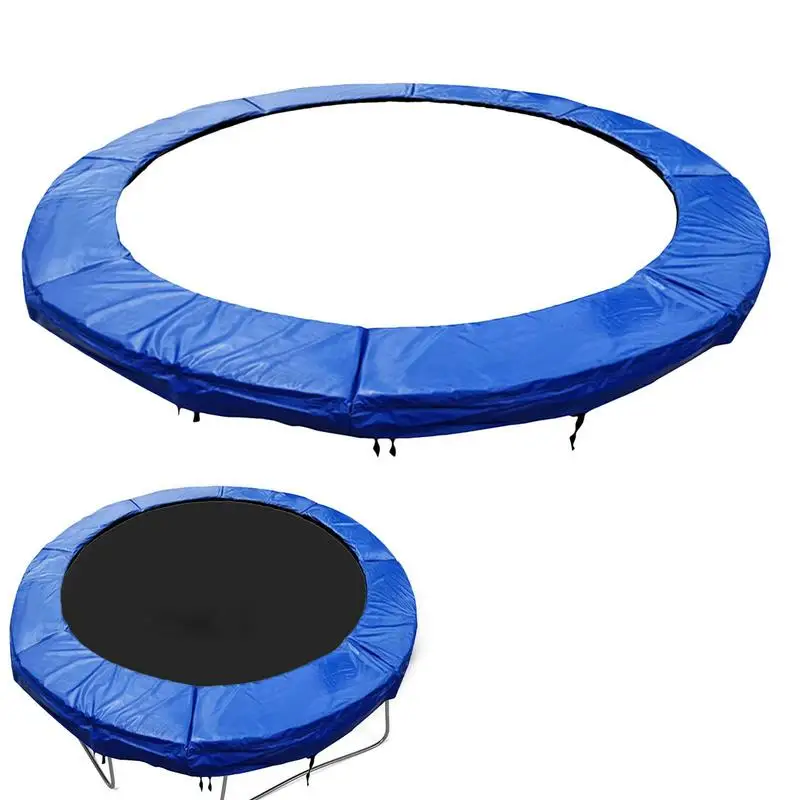 

Portable Waterproof Round Trampoline Replacement Safety Pad Spring Mat Cover Fits 12ft 13ft Frames Round Frame Cushion