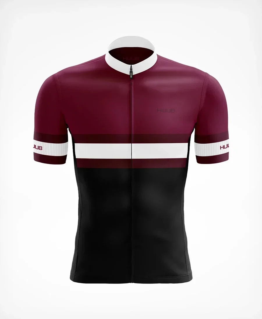 thumbnail image 1 of Maillot de ciclismo de verano para hombre, clásico, azul, de manga corta, para equipos profesionales, de secado rápido, transpirable, para bicicleta, 1 of 5
