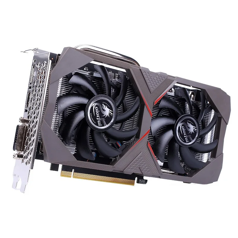 GDDR5 Graphics GTX 1660 Gaming 6G Card GT1660 graphics card 192bit GDDR5 DP+HDMI+DVI  GTX 1660 Video Card GDDR5 Dual Fans New graphics cards computer