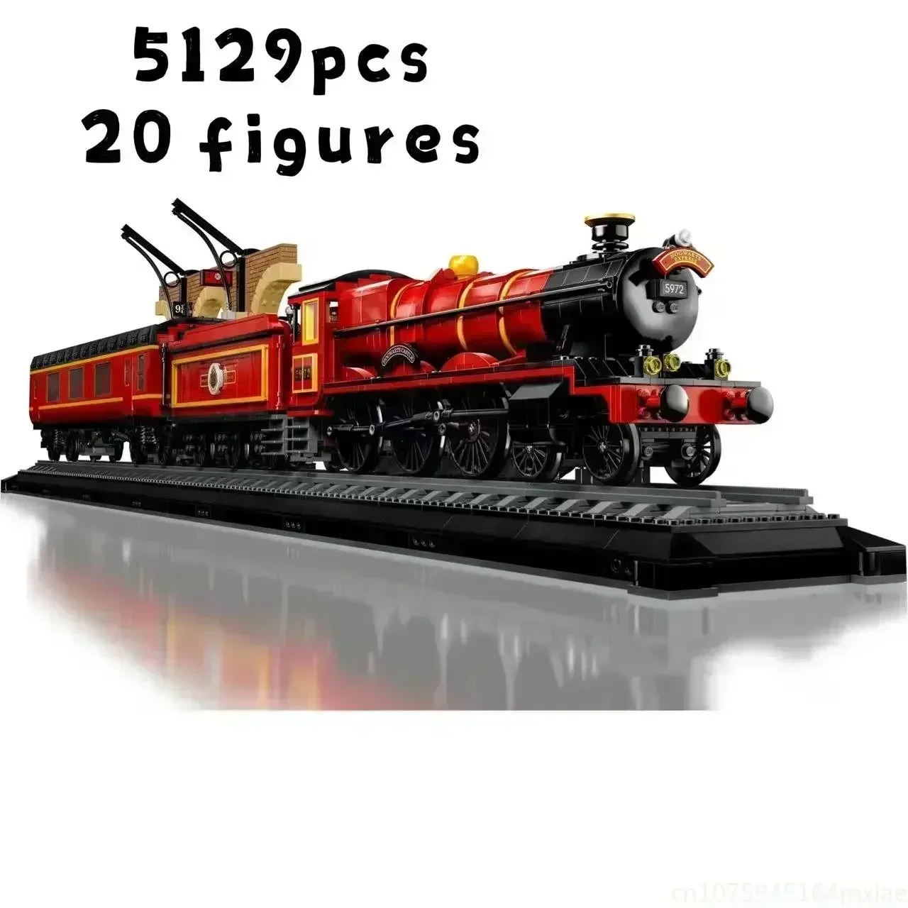Hogiwarts Express Train Building Bricks Minifigis 장난감, 성인용 선물, 76405 5129PCs, 118cm, 신상 수집가 에디션