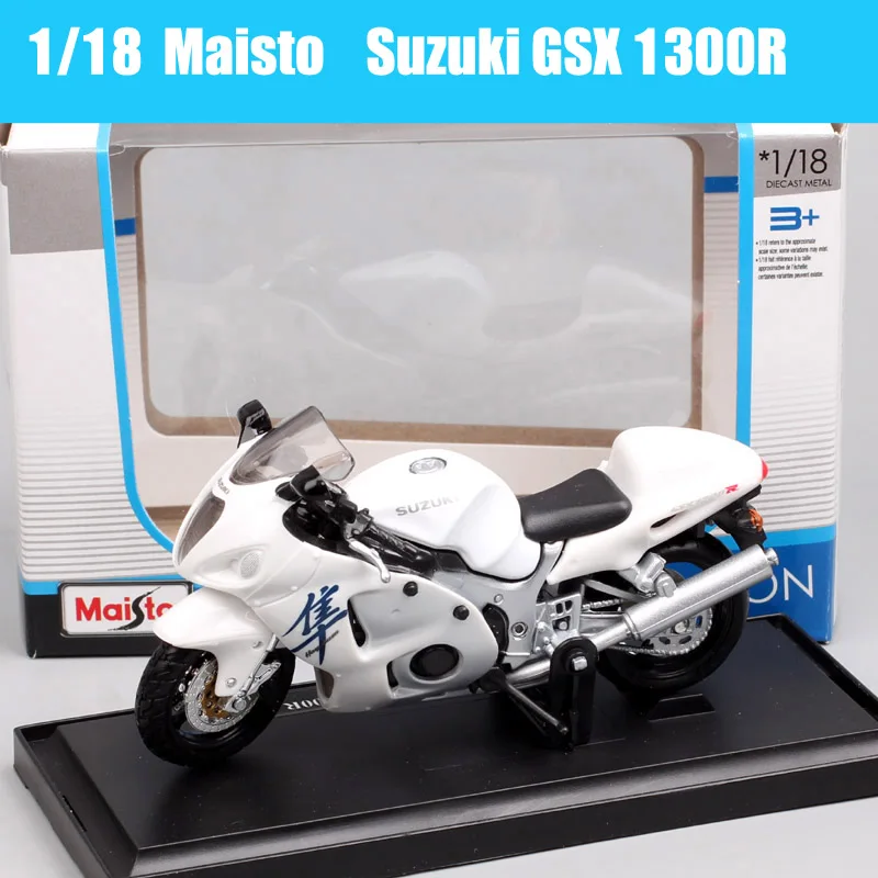 1:18 Scale Maisto Motorcycle Toy Model - Suzuki Collection