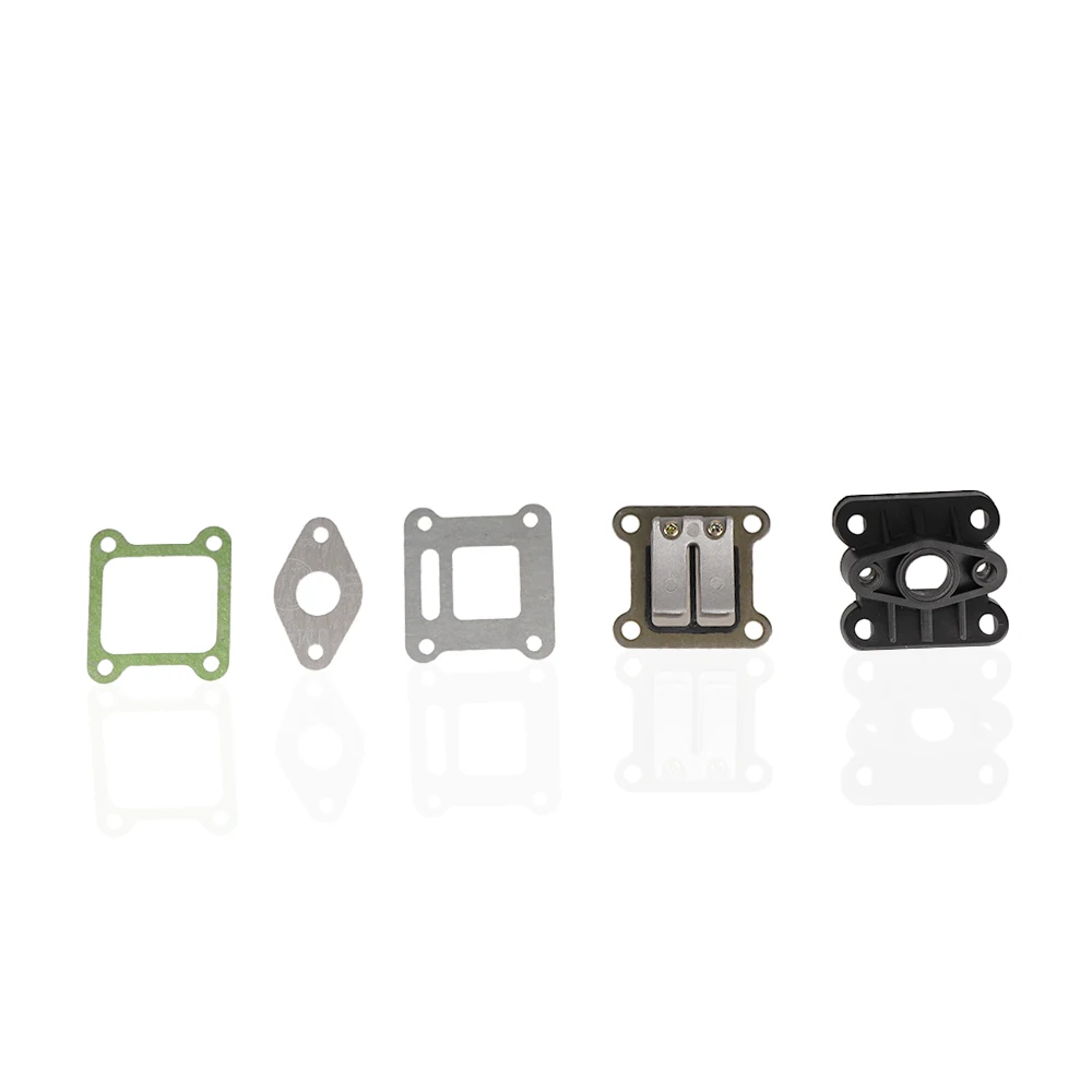 Motorrad Vergaser Reed Ventil Ansaug krümmer Kit für 47cc 49cc 2-Takt Mini Motorrad ATV Quad Offroad Pocket Fahrrad – Detail 10