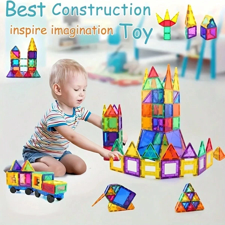 ToylinX Building Puzzle Accessories Magnetic Designer Construction Set Educational Constructor Toys For Kids magnetic building blocks,magnetic assembly toy