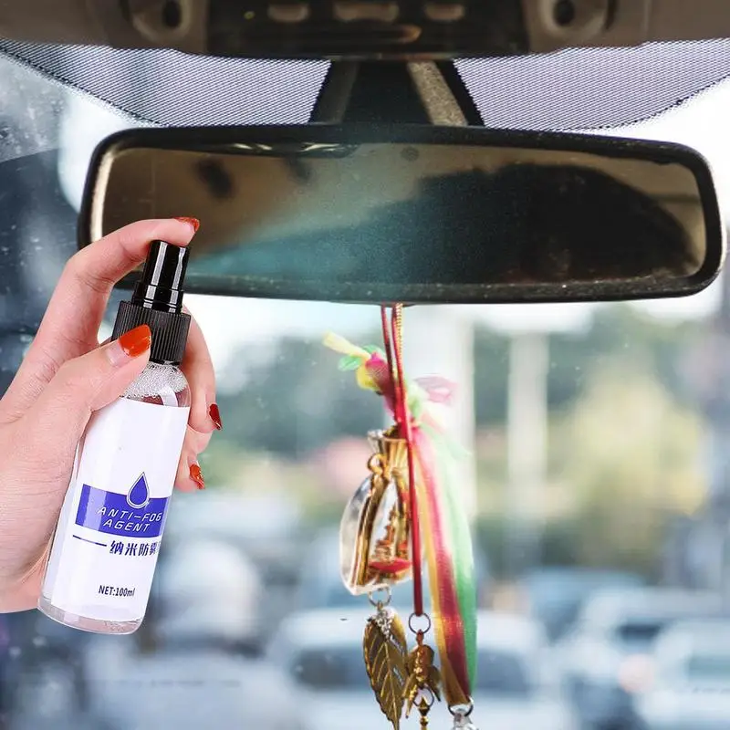 

Anti Fog For Car Windshield 100ML Super Hydrophobic Glass Cleaner Prevents Fogging On Windshield Lenses Goggles Windows Bathroom