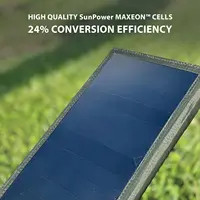 Portable Solar Panel Dual USB-A Ports 28W Power Generation Charger for Phone Camping Durable Water-Resistant Ripstop Nylon 2