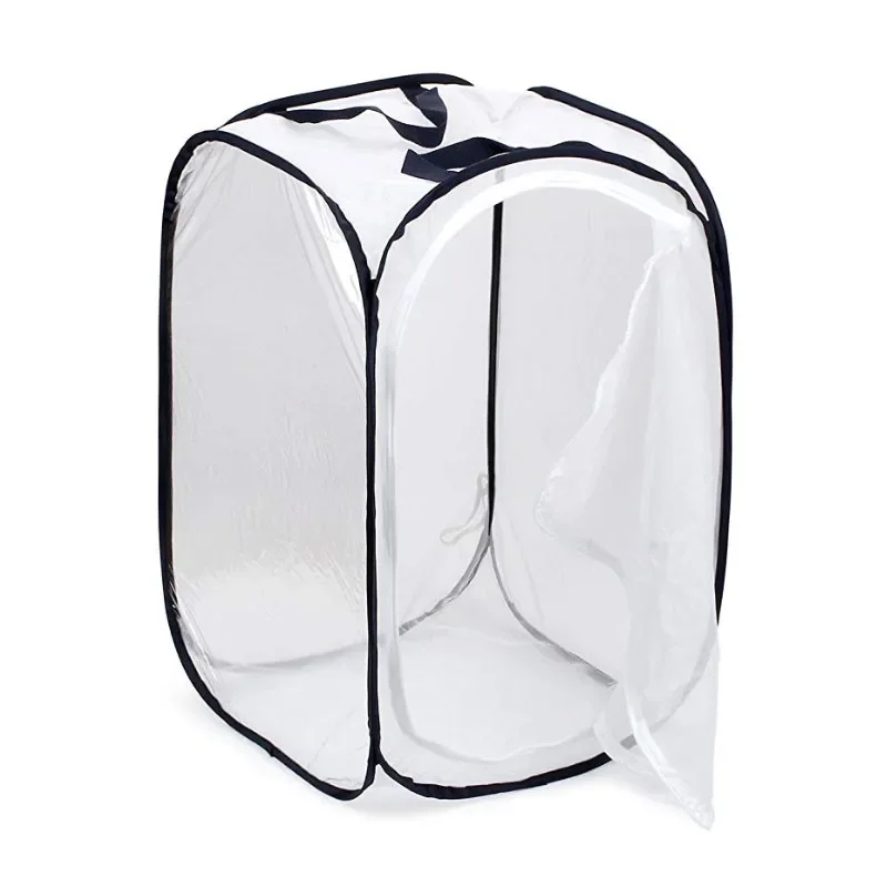 

Large Pet Cage Folded Butterfly Cage 61*61*90 Plant Cultivation Greenhouse Insect Butterfly Mosquito Cage