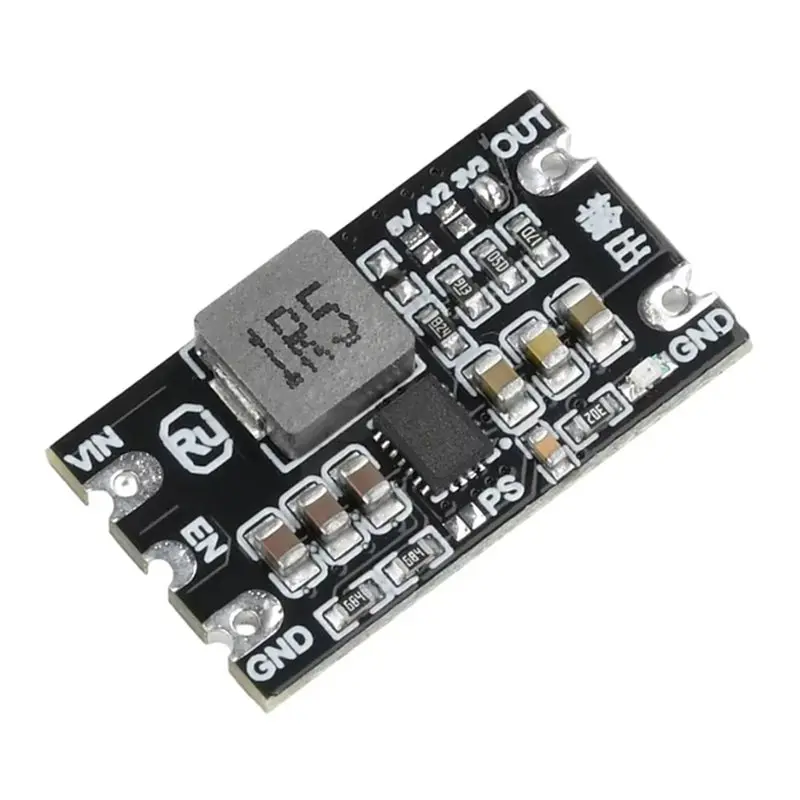 조정 가능한 출력 5개 DC-DC 벅 부스트 모듈 1.8-5.5V 입력에서 3.3V 4.2V 5V 3A 저리플 정전압 모듈-A86G