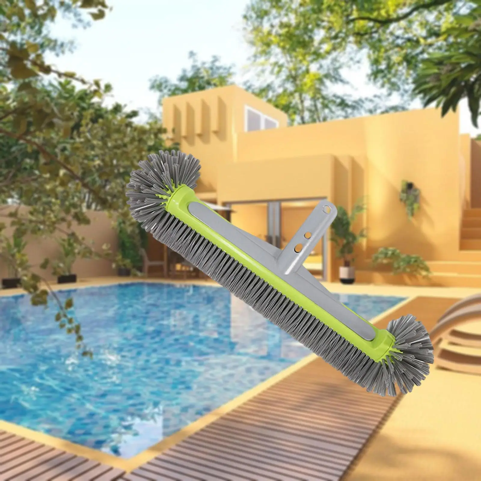 

17.7inch Swimming Pool Brush Head Easily Install Lightweight Multifunctional