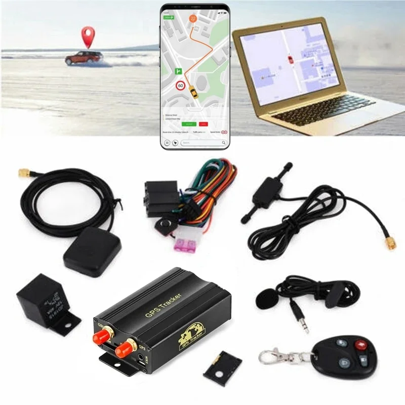 Real-time GPS Tracker TK103B-Remote Control, Anti-theft Alarm, Accurate Location-LANG MAO 120 characters: Accurate real-tim