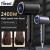 Professional Hair Dryer Hot Cold Wind Air Brush Hairdryer Negative Lonic Blow Dryer Strong PowerDryer Salon Tool 2400W 3th Gear 1
