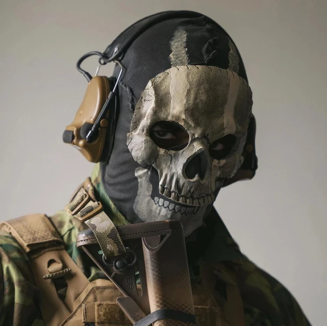 MWII Ghost Mask 2022 COD Cosplay/Airsoft/Tactical