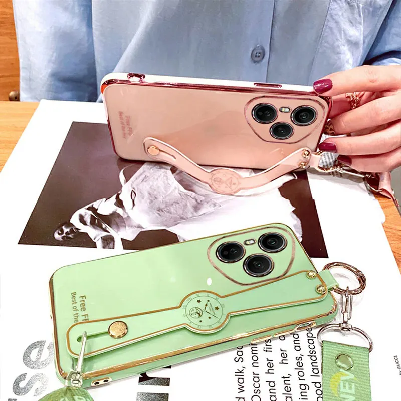 Stylish Crossbody Case with Wrist Strap and Neck Lanyard – Trendy Phone Holder Cover Gift