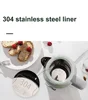 1.7L Retro Electric Kettle With Thermometer 304 Stainless Steel Fast Water Boiling For Tea/Coffee Kettle Auto Power-off 1800W 5