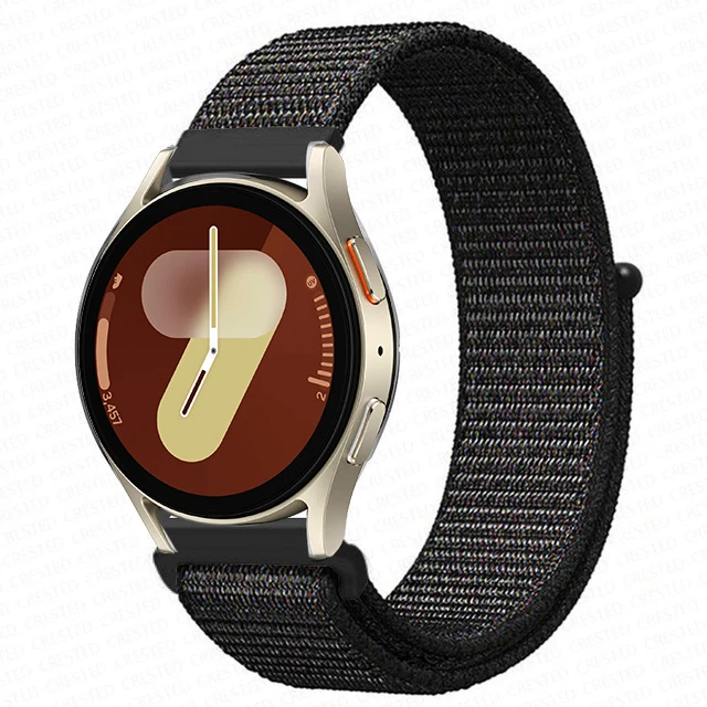 Versatile Nylon Loop Bracelet for Smartwatches - 22mm/20mm Band