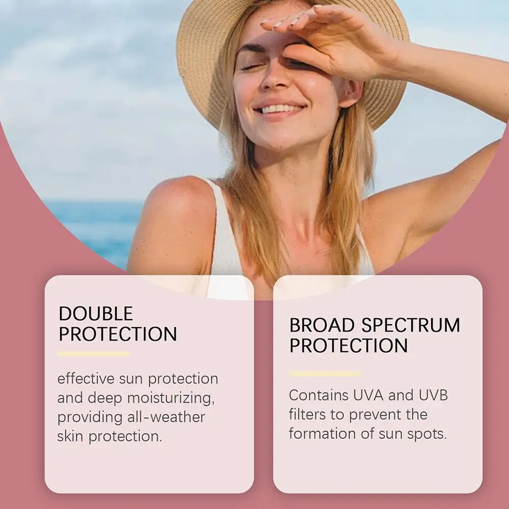 Outdoor Protective Cream Hydrating Anti Sun UV Hydrating Waterproof Lightweight Sunblock Isolation Cream