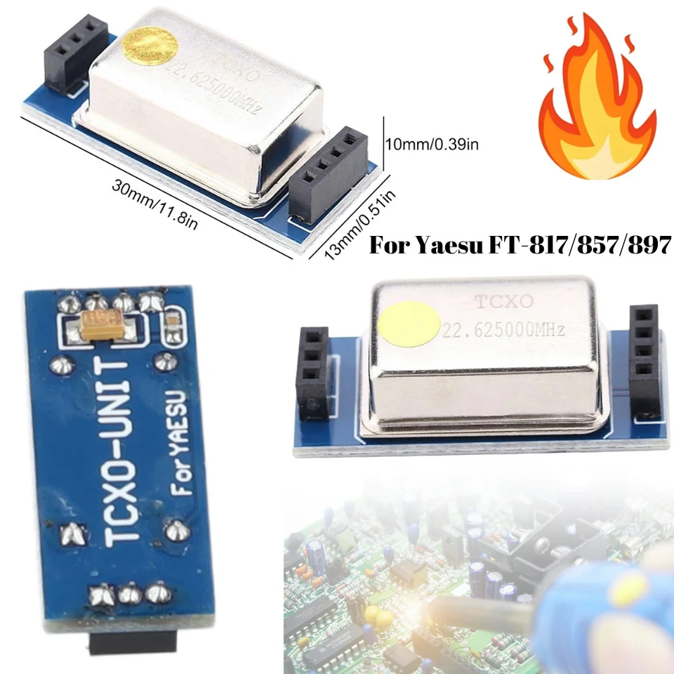 TCXO-9 0.5PPM Temperature Compensated Crystal Oscillator For Yaesu FT-817 / FT-857 / FT-897