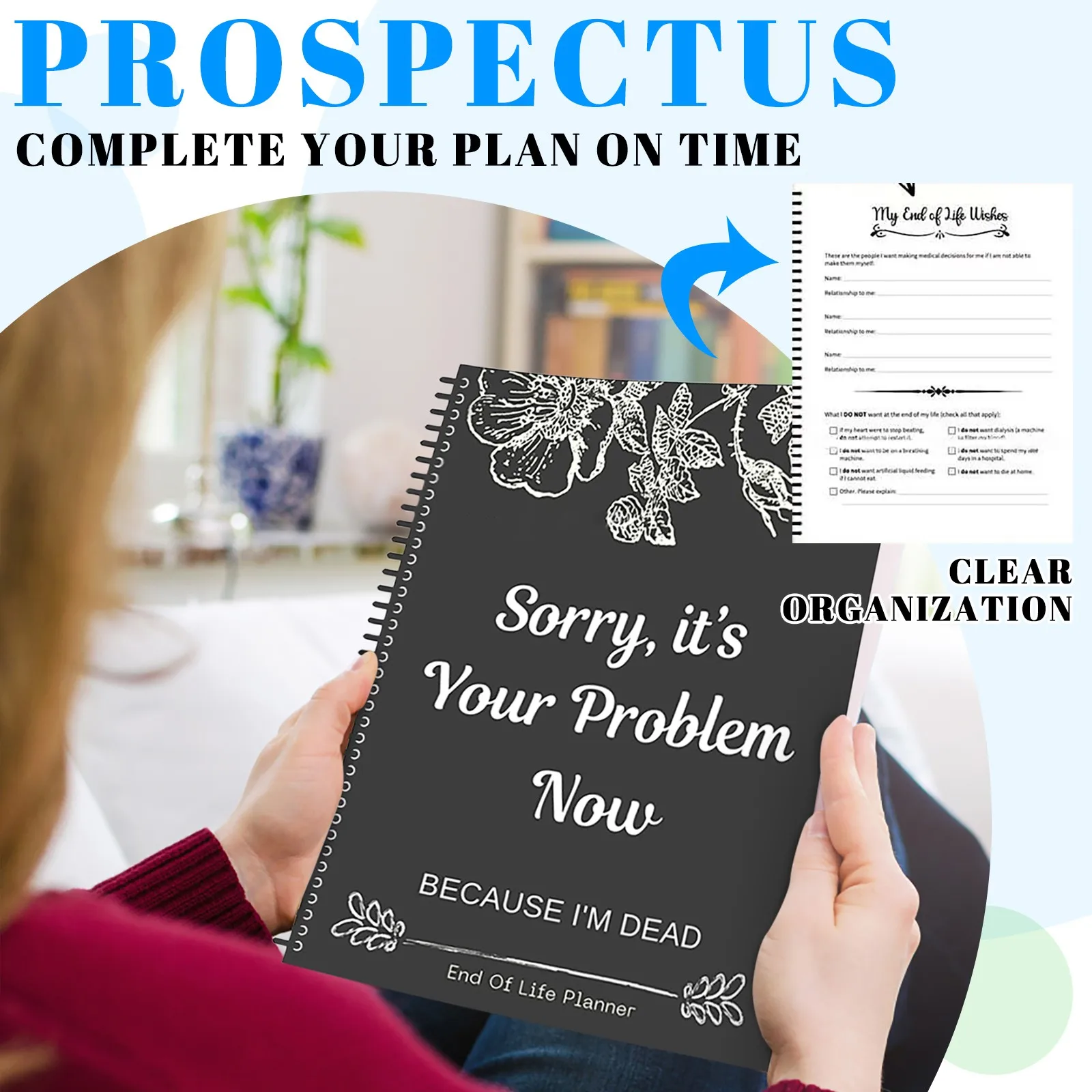 Sorry It&rsquo;s Your Problem Now End Of Life Plan Fashion Book