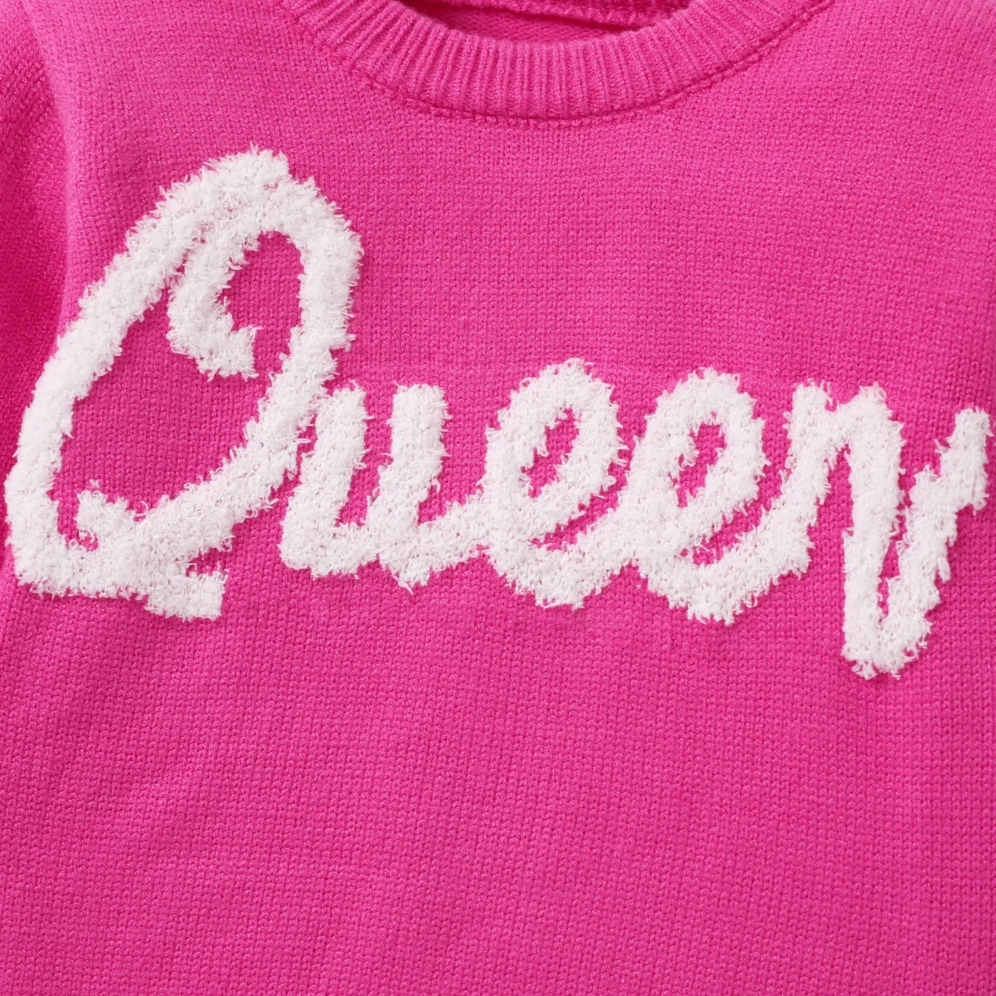 Kids Sweater Letter Pattern For Outings And Daily Wear