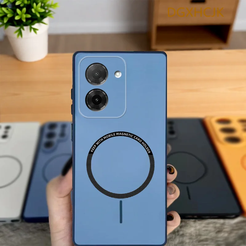 Colorful Magnetic Hard Silicone Back Cover