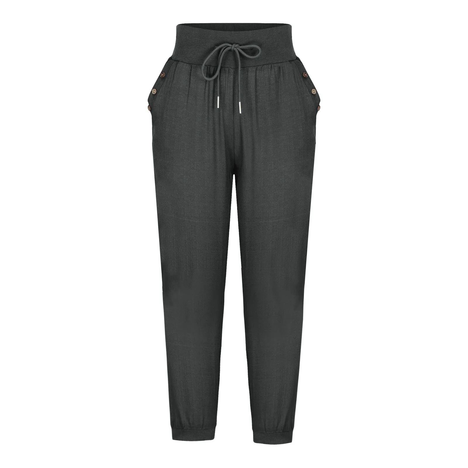 

2023 Women Y2k Pants Vintage Casual Pants Solid Color Lace-up Sweatpants Elegant Trousers Pantalones De Mujer Dropshipping