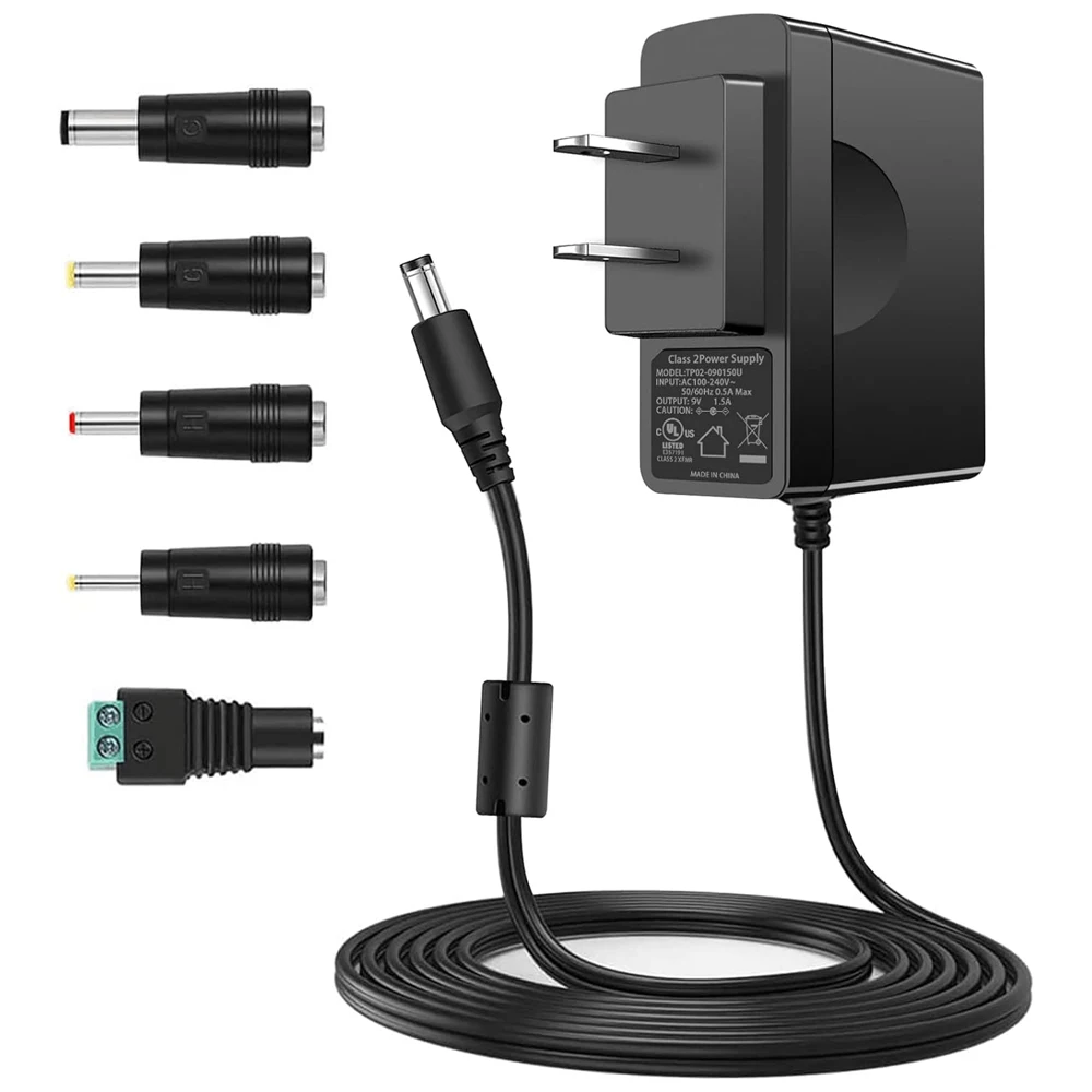 9V 1.5A Adattatore Ca Alimentatore Dc Plug Center Positivo Per Arduino Uno R3 Schwinn Bike A10 140 170 Crosley Cruiser Record Playe