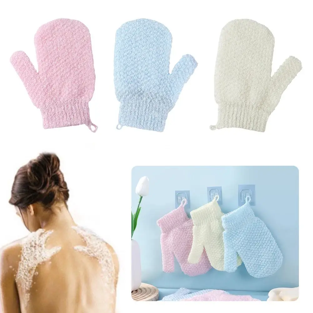 Coarse Sand Rubbing Bath Gloves Shower Tools Strong Remove Dirt Simple Portable Operation Comfortable Rubbing Back Bathing Glove