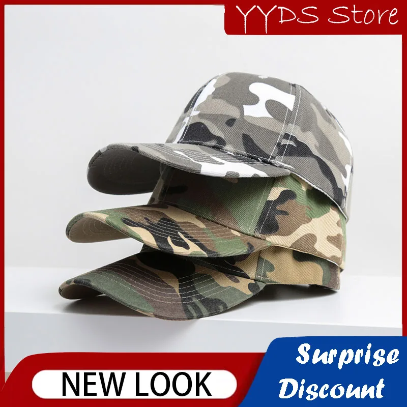 

Children's Camouflage Cap Outdoor Leisure Parent-child Sports Peaked Cap Boys and Girls Baseball Cap Sunshade Sun Hat