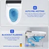 Smart Toilet, Bidet Built in And Toilet with Heated Seat, Automatic Flush, Dryer, Night Light, Digital Display, Toilet Smart 6