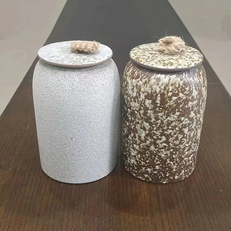 Large Customizable Text Japanese Wabisabi Style Funeral Cremation Urn for Dogs Cats And Humans-in Loving Memory Pet Ashes Urn