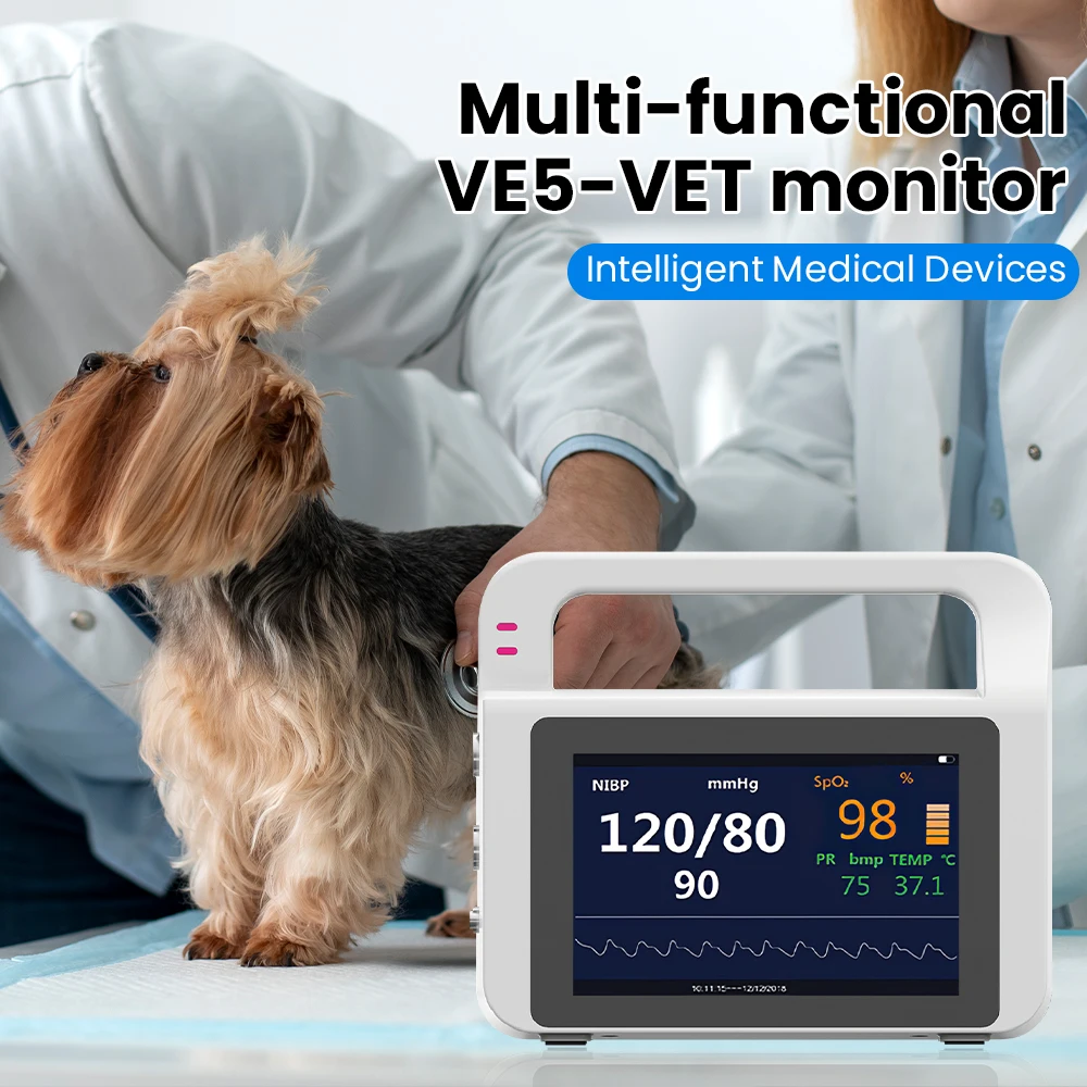 VE5 Veterinary Monitor Portable veterinary Ultrasound 5 inch Touch Screen veteri